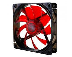 Ventilador NOX Coolfan 120mm Negro/Rojo (NXCFAN120LR)