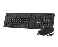 T+Ratón SUBBLIM Business Slim USB Negro (SUBKBC-CSSK01)