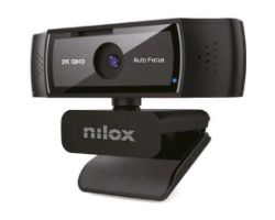 WebCam NILOX 2K 1440p USB 2.0 Negra (NXWCA2K12)