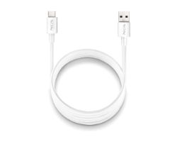 Cable NGS USB-A/M a USB-C/M 1m Blanco (ZYRO-ACWHITE)