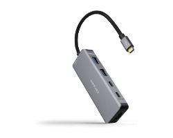Dock Nanocable USB-C a 2xUSB/HDMI/PD Gris (10.16.1006)