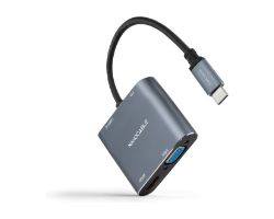 Adaptador Nanocable USB-C a HDMI/VGA/USB-A (10.16.4304)