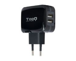 Cargador de Pared TooQ 12W 1USB-A 2.0 Negro (TQWC-1S01)