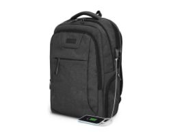 Mochila SUBBLIM Oxford 16" USB Negra (SUBBP-4PA2100)