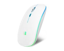 Ratón SUBBLIM Óptico BT 1600dpi Blanco (SUBMO-LDFLAT2)