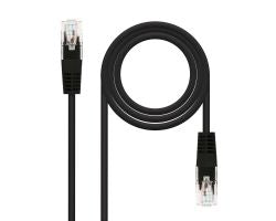 Nanocable RJ45 Cat.6 UTP AWG24 2m Negro (10.20.0402-BK)