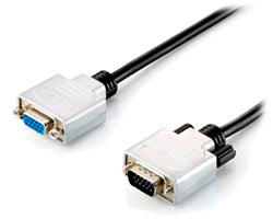 Cable EQUIP VGA/M a VGA/H 15m Negro/Plata (EQ118855)