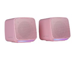 Altavoces Mars Gaming 10W RGB USB/3.5mm Rosa (MSPROP)