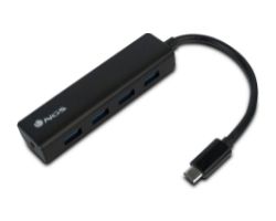 Hub NGS USB-C a 4xUSB-A 3.0 Negro (WONDERHUB4)