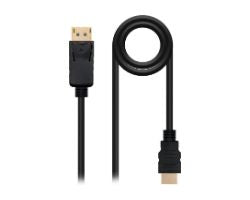 Nanocable DP/M a HDMI/M 10m Negro (10.15.4310)