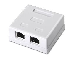 Roseta AISENS RJ45 Cat6 FTP 2 Tomas Blanca (A139-0304)
