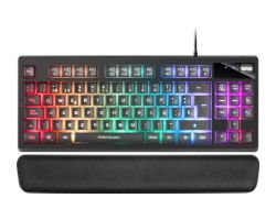 Teclado Mars Gaming TKL LED RGB USB Negro (MKAXES)