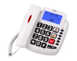 Teléfono Fijo SPC Comfort Volume 2 Blanco (3296B)