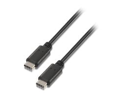 Cable AISENS USB-C/M a USB-C/M 0.5m Negro (A107-0055)