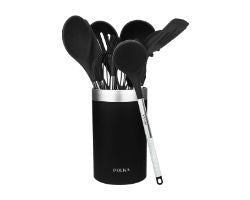Set utensilios cocina CECOTEC 9unidades Negro (01185)