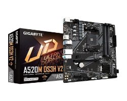 GIGABYTE A520M DS3H V2:(AM4) 4DDR4 HDMI DVI-D DP mATX