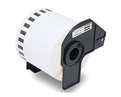 Cinta de Papel BROTHER 62mm Negro/Blanco (DK-44205)