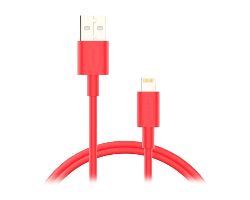 Cable NUBBEH USB-A/Lightning 1m 2A Rojo (NBTCABLALR1)
