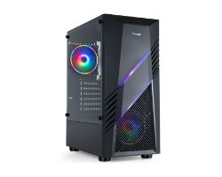 Caja Gaming TooQ Biohazard ATX mATX Negra (TQGCC102-B)