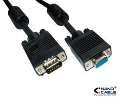 Nanocable VGA/M a VGA/H 10m Negro (10.15.0210)