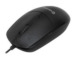 Ratón UNYKA UKA128 Óptico USB 1200dpi Negro (UK50549)