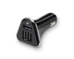 Cargador de Coche TooQ 3xUSB 2.0 26W Negro (TQCC-2003)