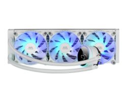 Ref. Líq. Mars Gaming 3x120mm FRGB Blanca (MLLCD360W)