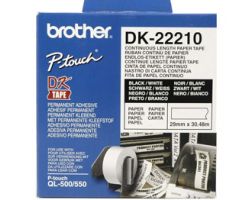 Cinta de Papel Continua BROTHER 29mm 30.48m (DK-22210)