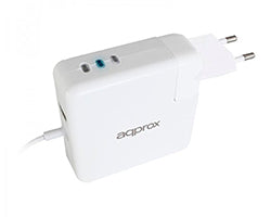 Cargador Approx 85W USB 2.0 MacBook Blanco (APPUAAPL)