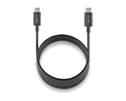 Cable NGS USB-C a USB-C 60W 1m Negro (ZYRO60W-1BLACK)