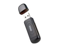 Lector de Tarjetas TooQ USB-A 3.0 Gris (TQR-3002B)
