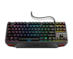 Teclado Gaming Ozone TKL RGB Negro (OZALPHASTRIKESP)