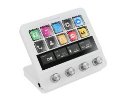 Control Deck Mars Gaming LCD 10 Teclas Blanco (MSDPROW)
