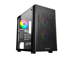 Caja Abysm Danubio Inva MX202 RGB mATX Negra (AB123011)