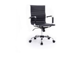 Silla de Oficina EQUIP Respaldo Medio Negra (EQ651002)