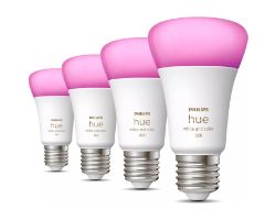 Bombilla Philips Hue LED E27 806L 4Unid. (929002489604)