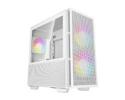 Caja DeepCool ARGB mATX Blanca (R-CH360-WHAPE3-G-1)
