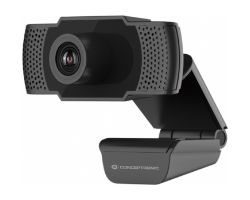 WebCam CONCEPTRONIC FHD USB Micrófono Negra (AMDIS01B)