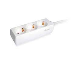 Regleta EQUIP 3xSchuko Cable 1.5m Blanca (EQ245550)