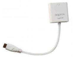 Cable Approx VGA/M a Mini HDMI/H Blanco (APPC20)