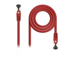 Nanocable Cat.8.1 SSTP 25cm Rojo (10.20.2000-L25-R)