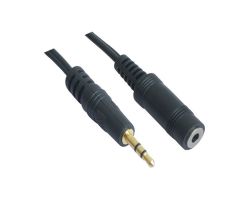 Nanocable Audio 3.5mm/M a 3.5mm/H 3m Negro (10.24.0203)