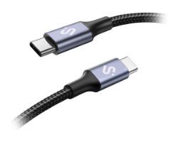 Cable SUBBLIM USB-C 2.0 M/M 1m Negro (SUBCAB-C10001)