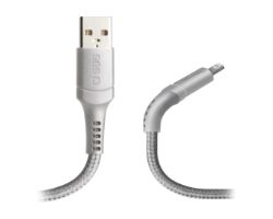 Cable SBS USB a Lightning 1m Gris (TECABLELIGUNB1W)