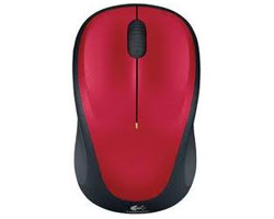 Ratón LOGITECH M235 Wireless Notebook Rojo (910-002496)