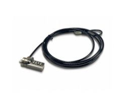 Cable Antirrobo CONCEPTRONIC 1.8m Negro (CNBCOMLOCK18)