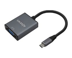 Adaptador AISENS USB-C/M a VGA/H 15cm Gris (A109-0691)