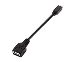 Cable AISENS USB-A/M a mUSB-B/H 15cm Negro (A101-0031)
