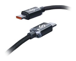Cable SUBBLIM USB-C 2.0 M/M 1m Negro (SUBCAB-C06001)