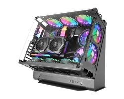 Caja Mars Gaming Custom Premium ATX mATX Negra (MCB)